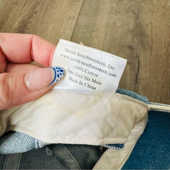 SSI smith southwest denim Arizona “it’s a dry heat” skeleton cactus unisex hat - Picture 9 of 10